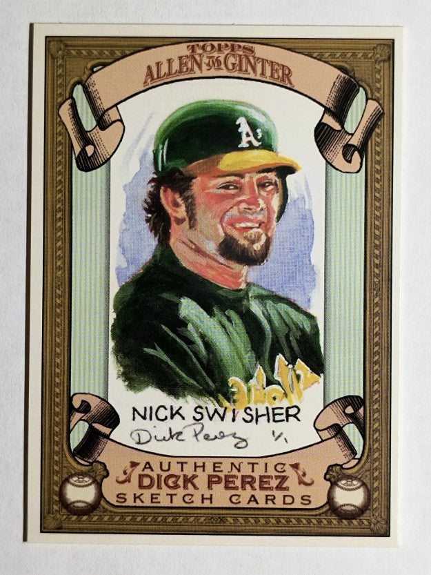 2007 Topps Allen and Ginter Dick Perez #20 Nick Swisher