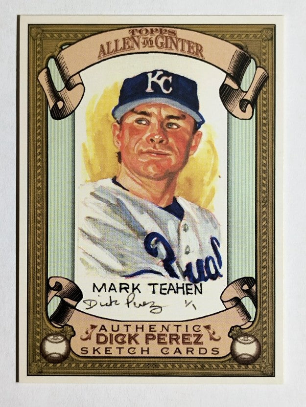2007 Topps Allen and Ginter Dick Perez #13 Mark Teahen