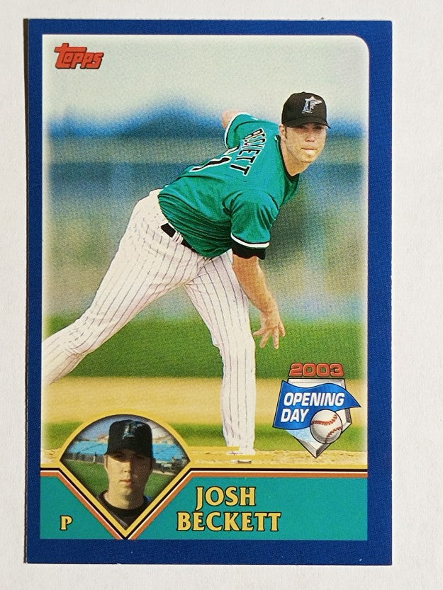 2003 Topps Opening Day Stickers #5 Josh Beckett