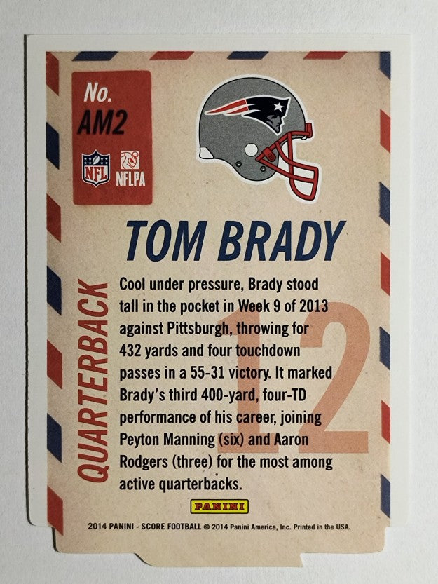 2014 Panini Hot Rookies Air Mail #AM2 Tom Brady