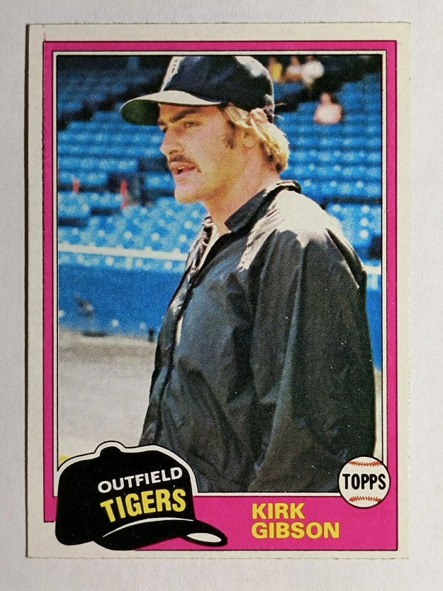 1981 Topps #315 Kirk Gibson RC (NM)