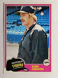 1981 Topps #315 Kirk Gibson RC (EXMT)