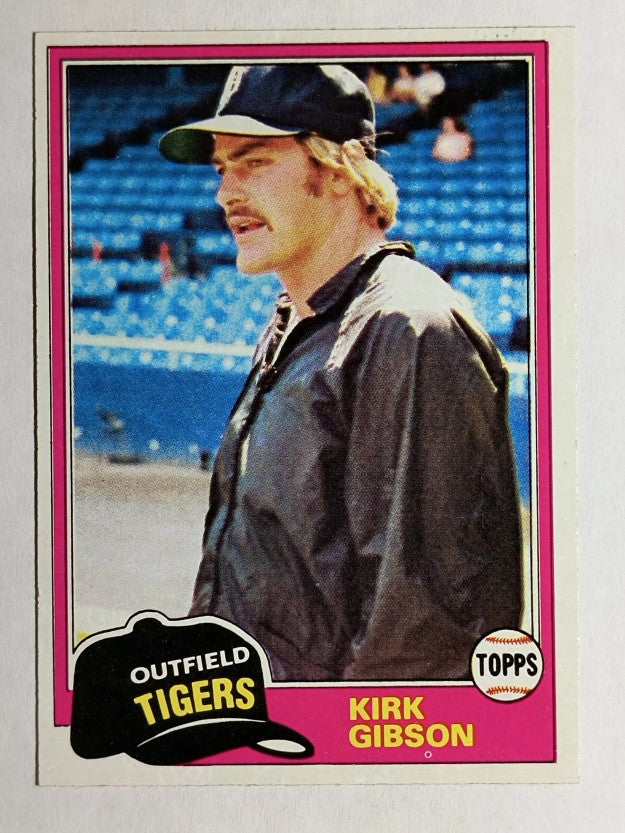1981 Topps #315 Kirk Gibson RC (NM)