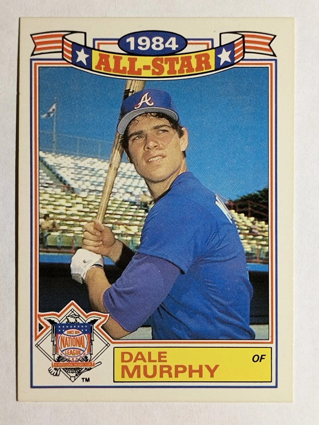 1985 Topps Glossy All-Stars #7 Dale Murphy