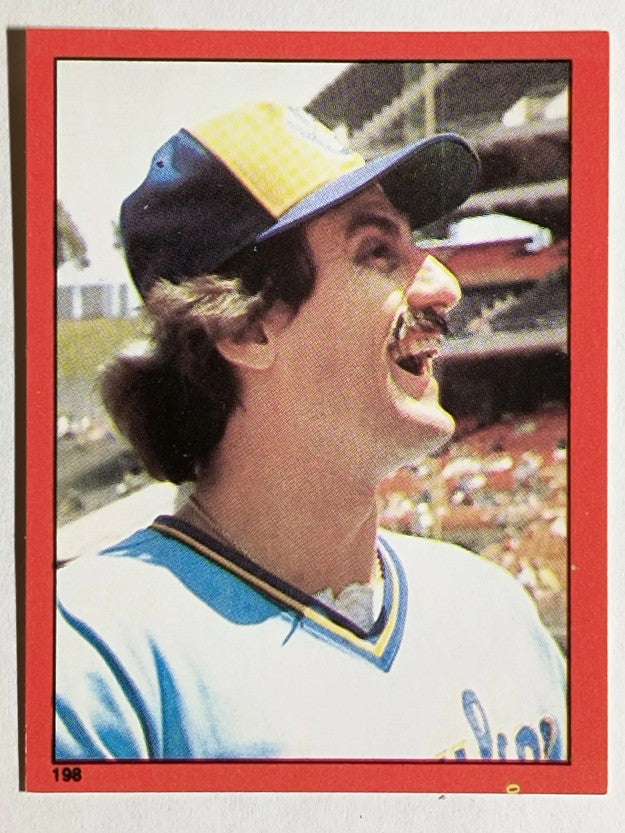 1982 Topps Stickers #198 Rollie Fingers