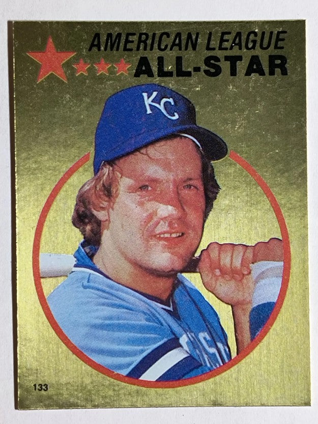 1982 Topps Stickers #133 George Brett FOIL