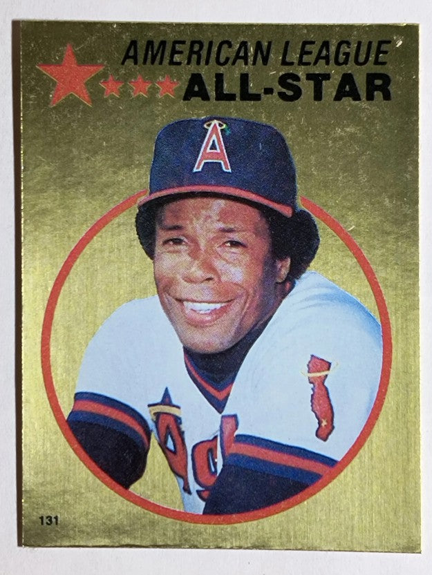1982 Topps Stickers #131 Rod Carew FOIL