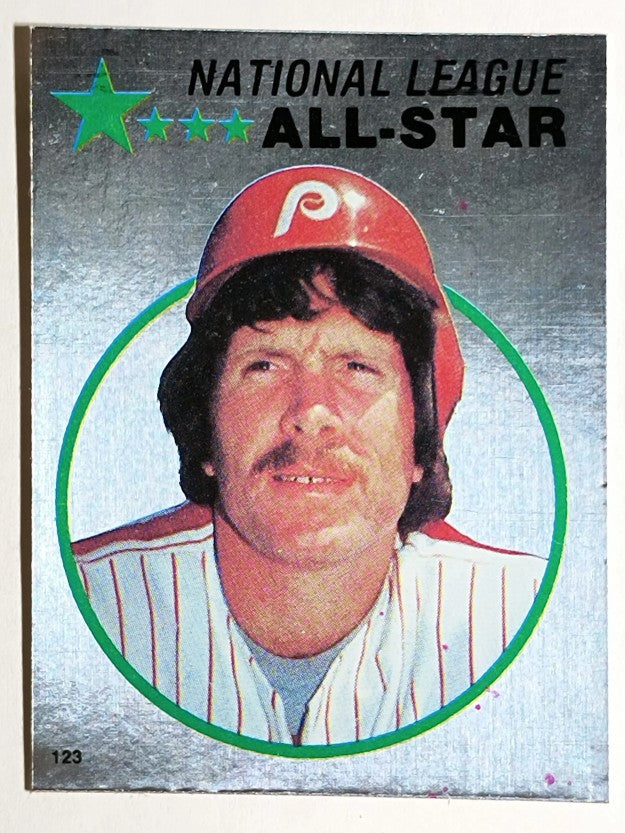 1982 Topps Stickers #123 Mike Schmidt FOIL