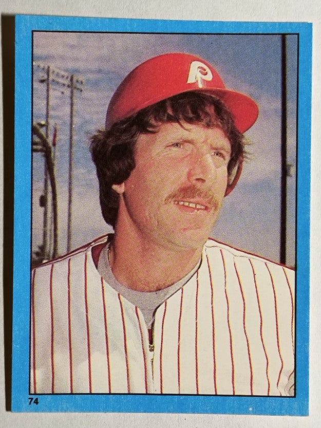 1982 Topps Stickers #74 Mike Schmidt