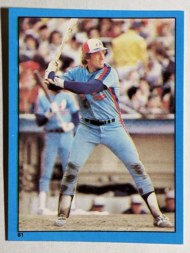 1982 Topps Stickers #61 Gary Carter