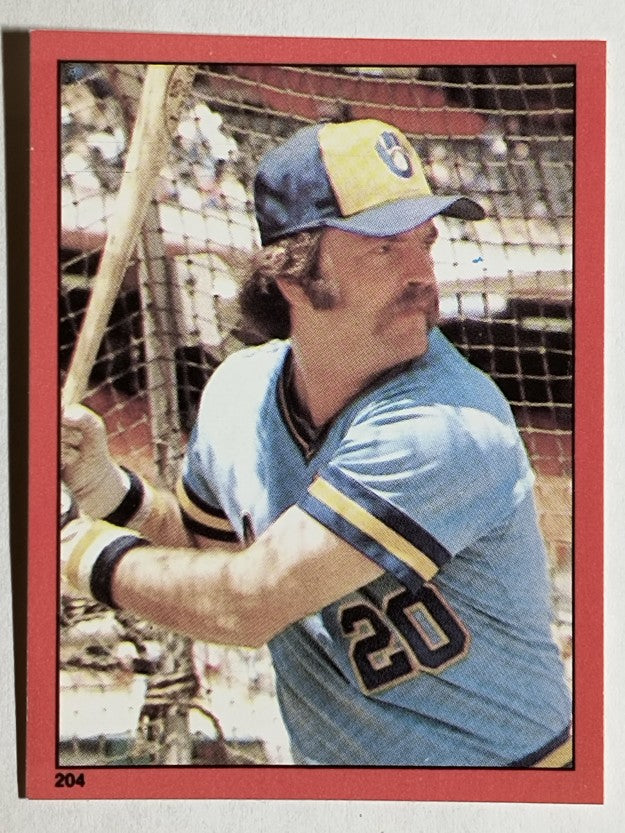 1982 Topps Stickers #204 Gorman Thomas