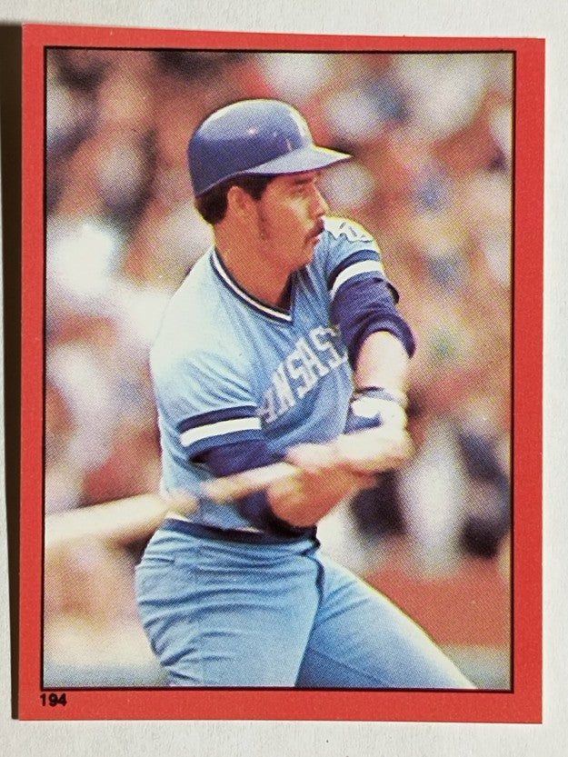 1982 Topps Stickers #194 Amos Otis