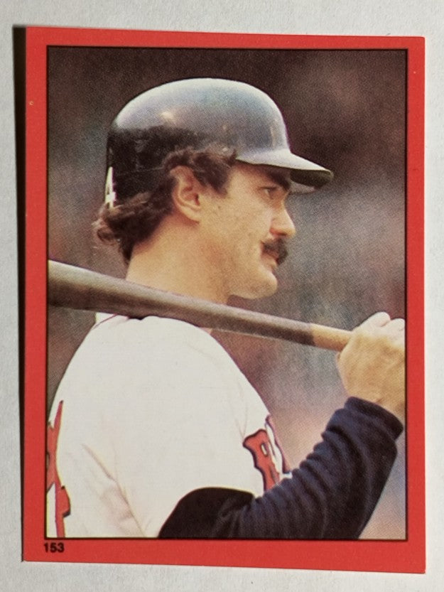 1982 Topps Stickers #153 Dwight Evans