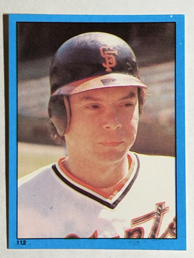 1982 Topps Stickers #112 Darrell Evans
