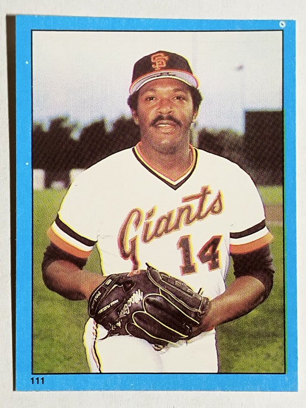 1982 Topps Stickers #111 Vida Blue