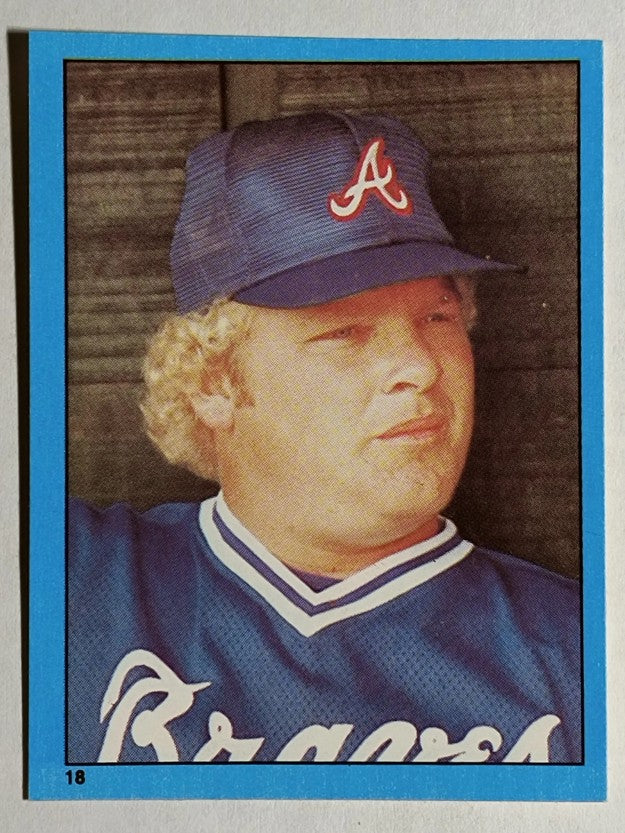1982 Topps Stickers #18 Bob Horner
