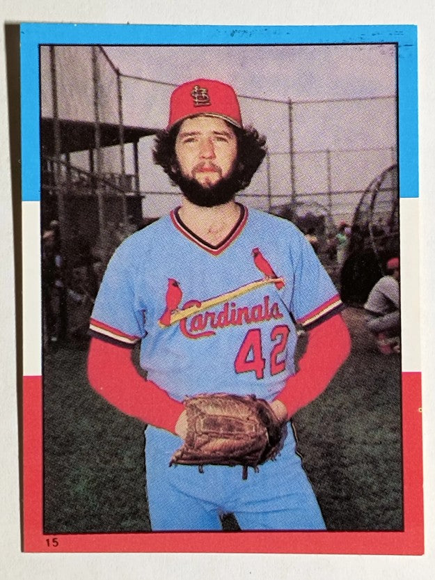 1982 Topps Stickers #15 Bruce Sutter LL