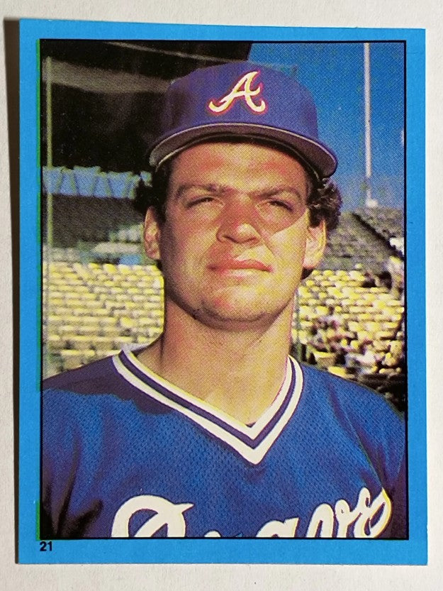 1982 Topps Stickers #21 Bruce Benedict