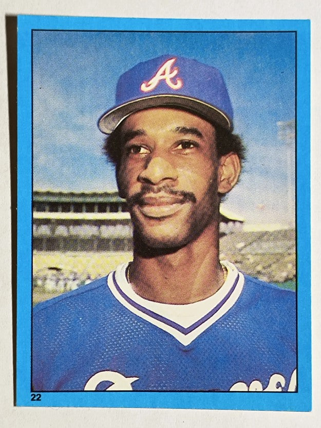 1982 Topps Stickers #22 Claudell Washington