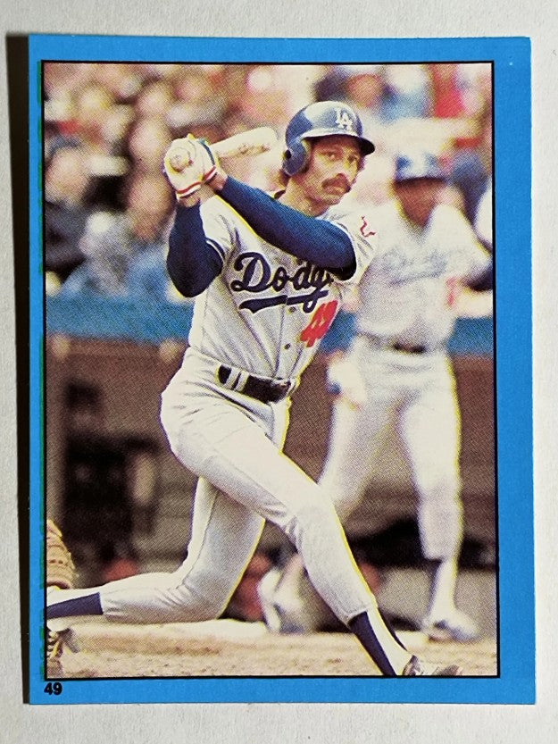1982 Topps Stickers #49 Ken Landreaux