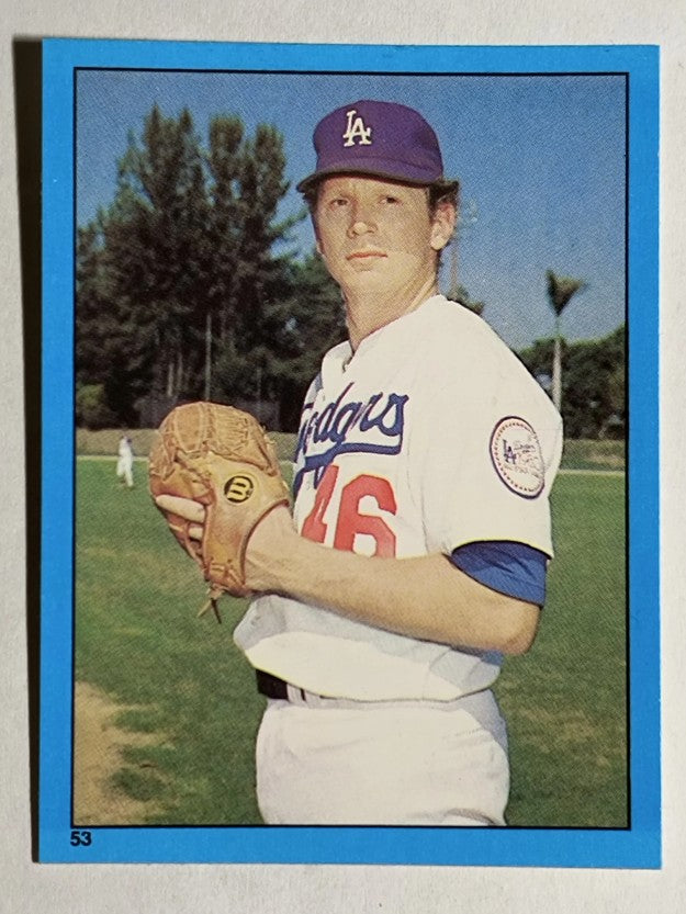 1982 Topps Stickers #53 Burt Hooton