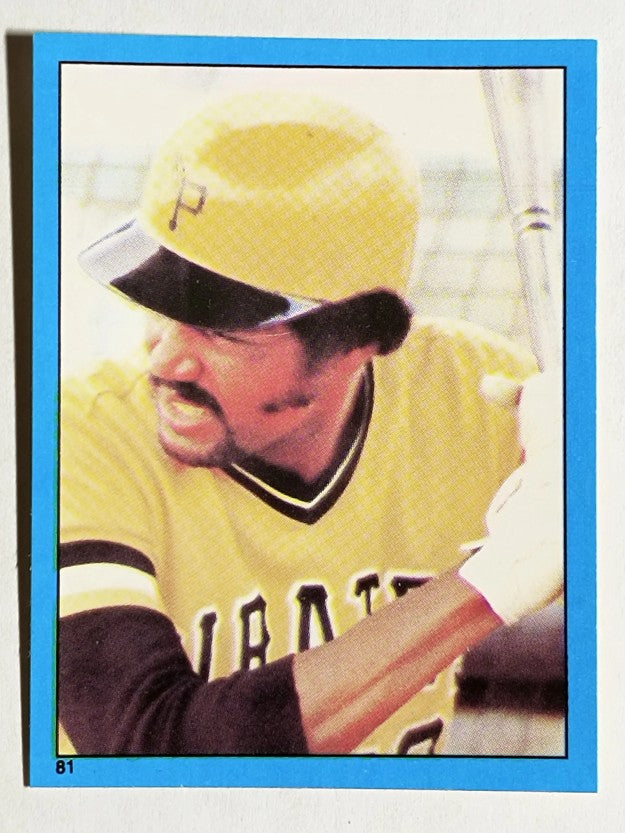 1982 Topps Stickers #81 Omar Moreno