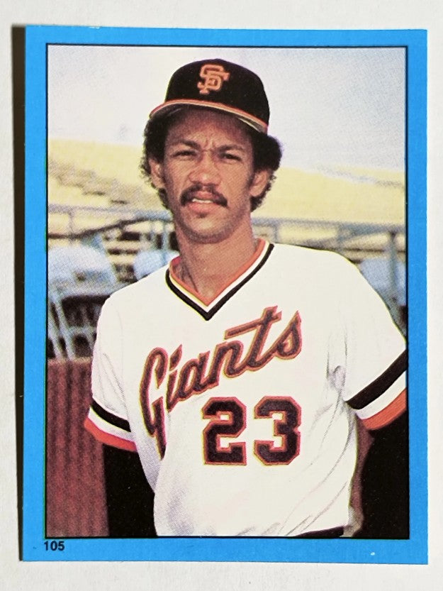 1982 Topps Stickers #105 Enos Cabell