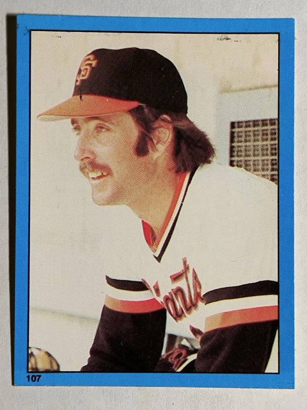 1982 Topps Stickers #107 Greg Minton