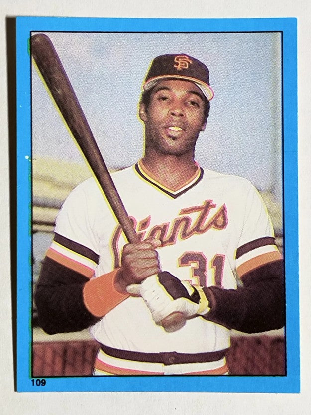1982 Topps Stickers #109 Larry Herndon