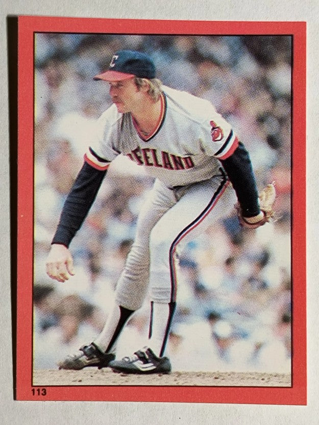 1982 Topps Stickers #113 Len Barker HL