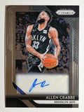 2018-19 Panini Prizm Signatures #9 Allen Crabbe