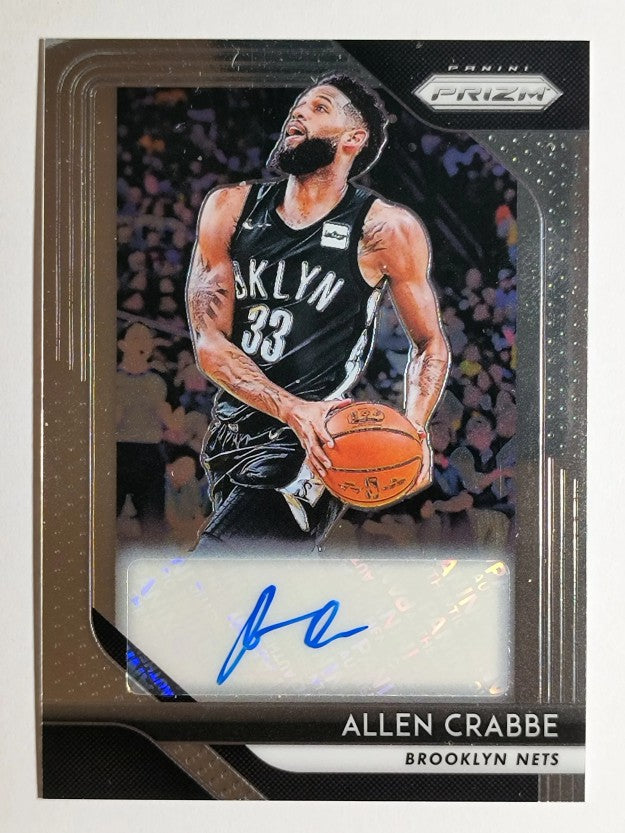 2018-19 Panini Prizm Signatures #9 Allen Crabbe