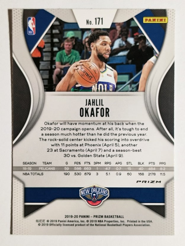 2019-20 Panini Prizm Prizms Hyper #171 Jahlil Okafor