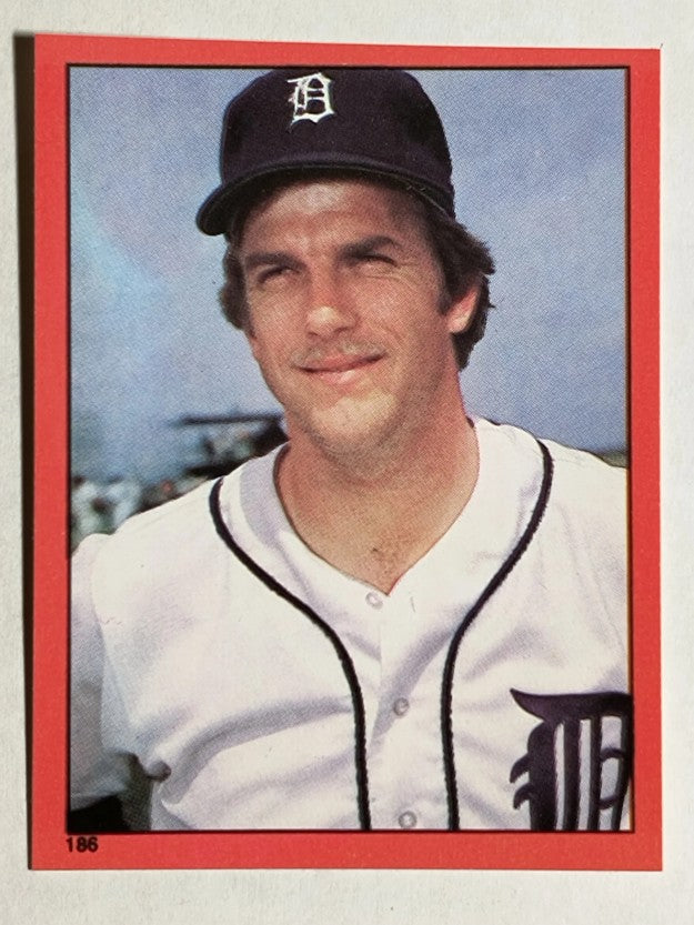 1982 Topps Stickers #186 Milt Wilcox