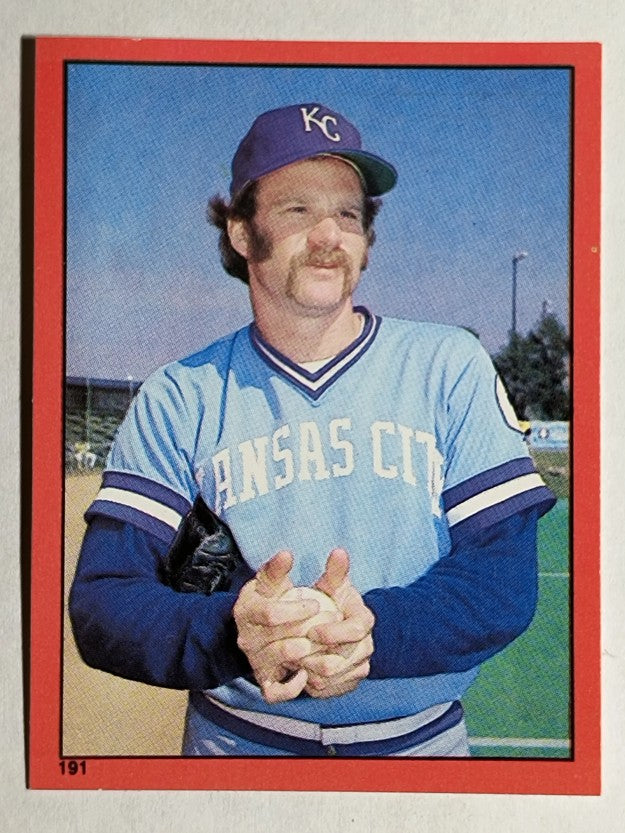 1982 Topps Stickers #191 Dennis Leonard