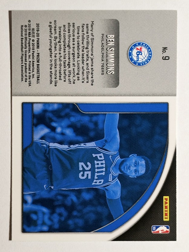 2019-20 Panini Prizm Get Hyped! #9 Ben Simmons