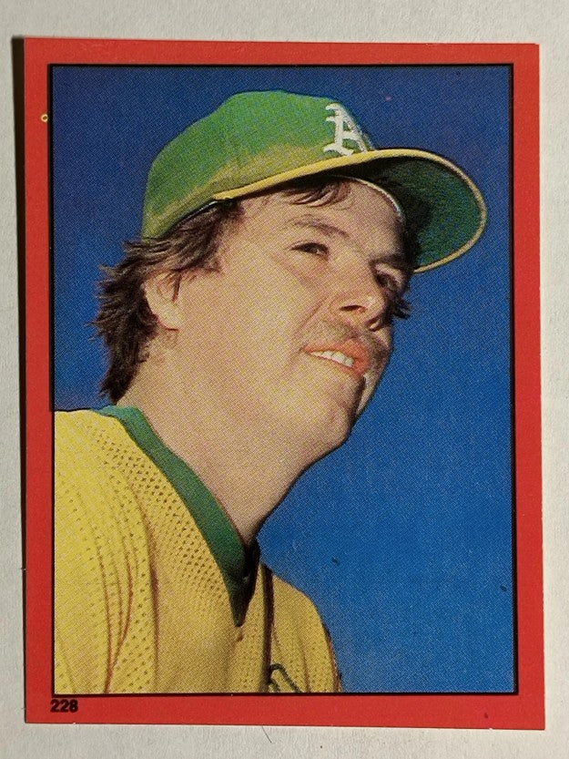 1982 Topps Stickers #228 Steve McCatty