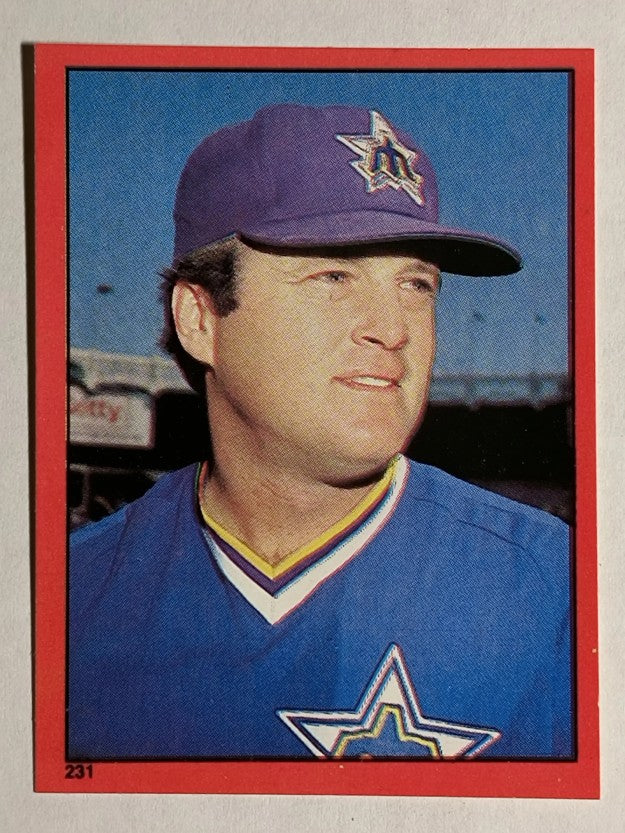 1982 Topps Stickers #231 Jeff Burroughs