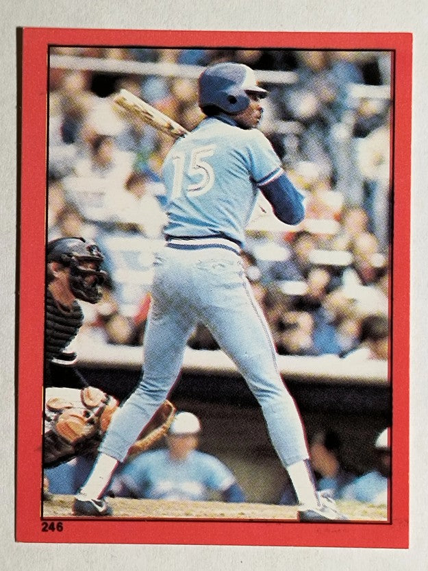 1982 Topps Stickers #246 Lloyd Moseby