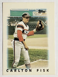 1986 Topps Mini Leaders #11 Carlton Fisk