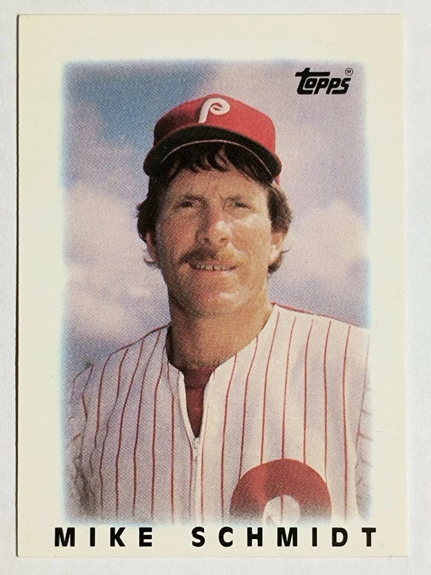 1986 Topps Mini Leaders #55 Mike Schmidt
