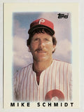 1986 Topps Mini Leaders #55 Mike Schmidt