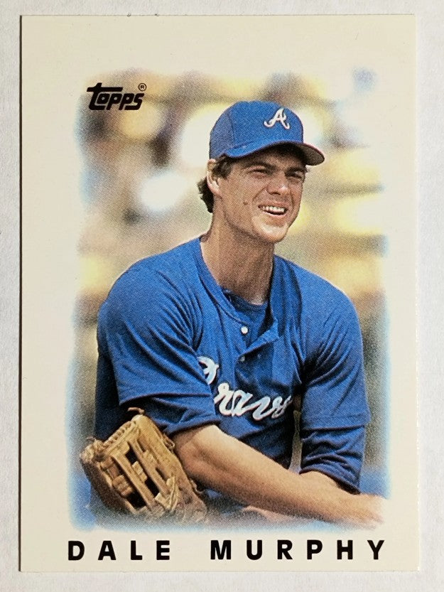 1986 Topps Mini Leaders #37 Dale Murphy