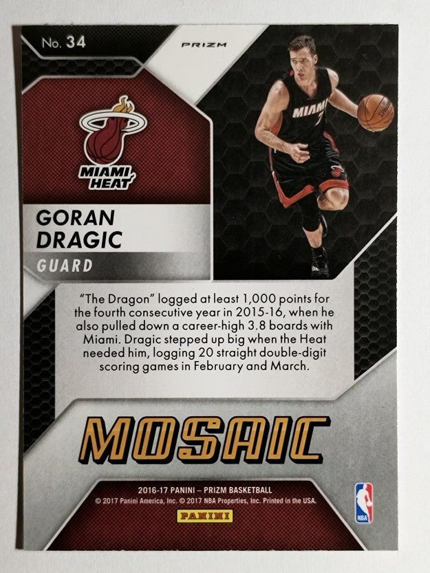 2016-17 Panini Prizm Mosaic #34 Goran Dragic