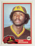 1981 Topps #171 Gene Richards