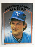 1981 Topps Stickers #243 George Brett FOIL