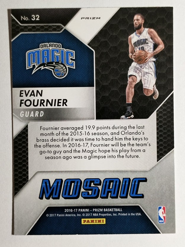 2016-17 Panini Prizm Mosaic #32 Evan Fournier