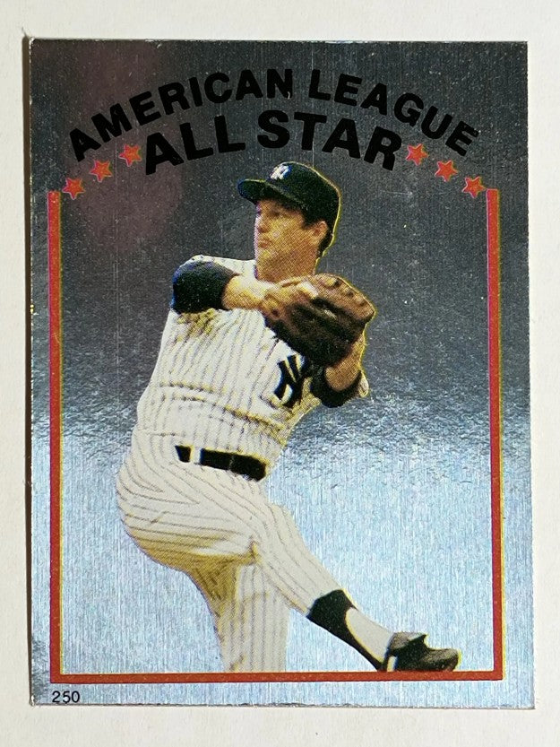 1981 Topps Stickers #250 Tommy John FOIL