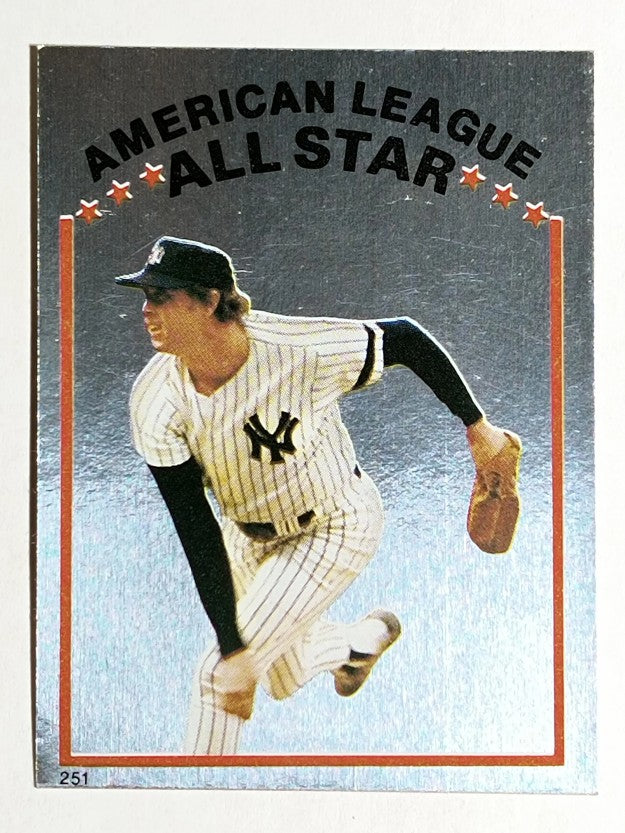 1981 Topps Stickers #251 Rich Gossage FOIL