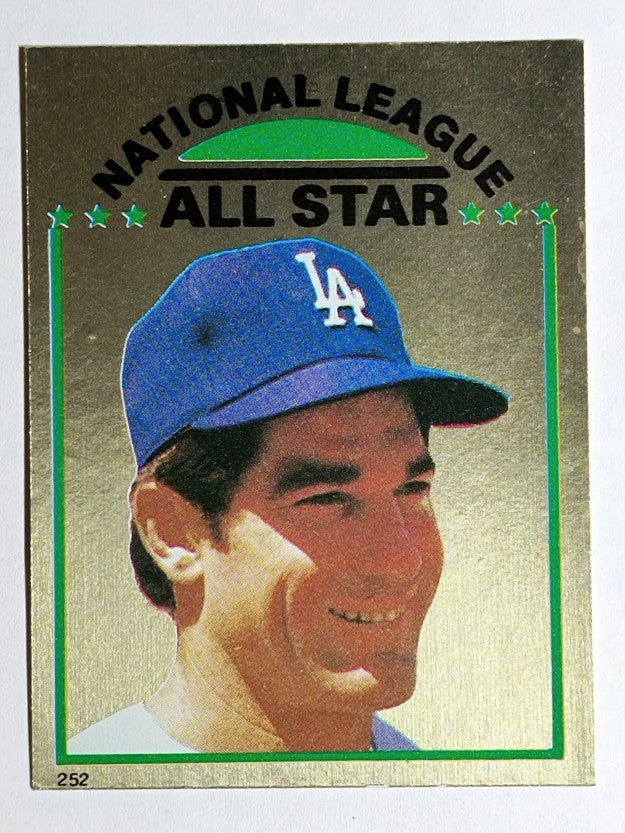 1981 Topps Stickers #252 Steve Garvey FOIL